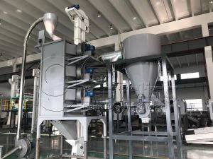 Luftsug PET-flak Zigzag Etikett separator